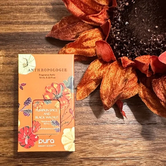NWT Pura Scent Refill Anthropologie Pumpkin Spice & Black Walnut - Picture 1 of 7